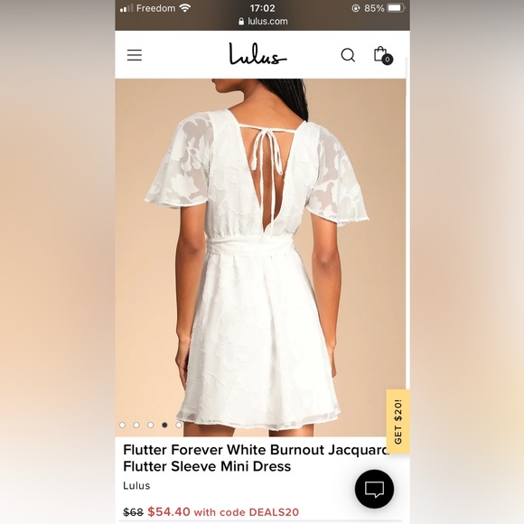 BNWT Lulu’s A line jacquard dress - Picture 6 of 8